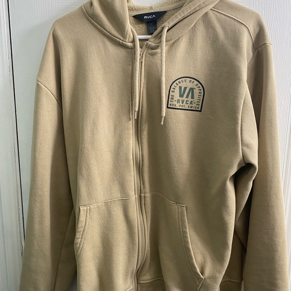 RVCA Beige Casual Hoodie